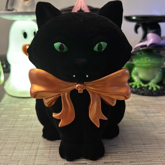 Bath & Body Works Halloween 2025! Black Cat Candle Holder. Brand New.